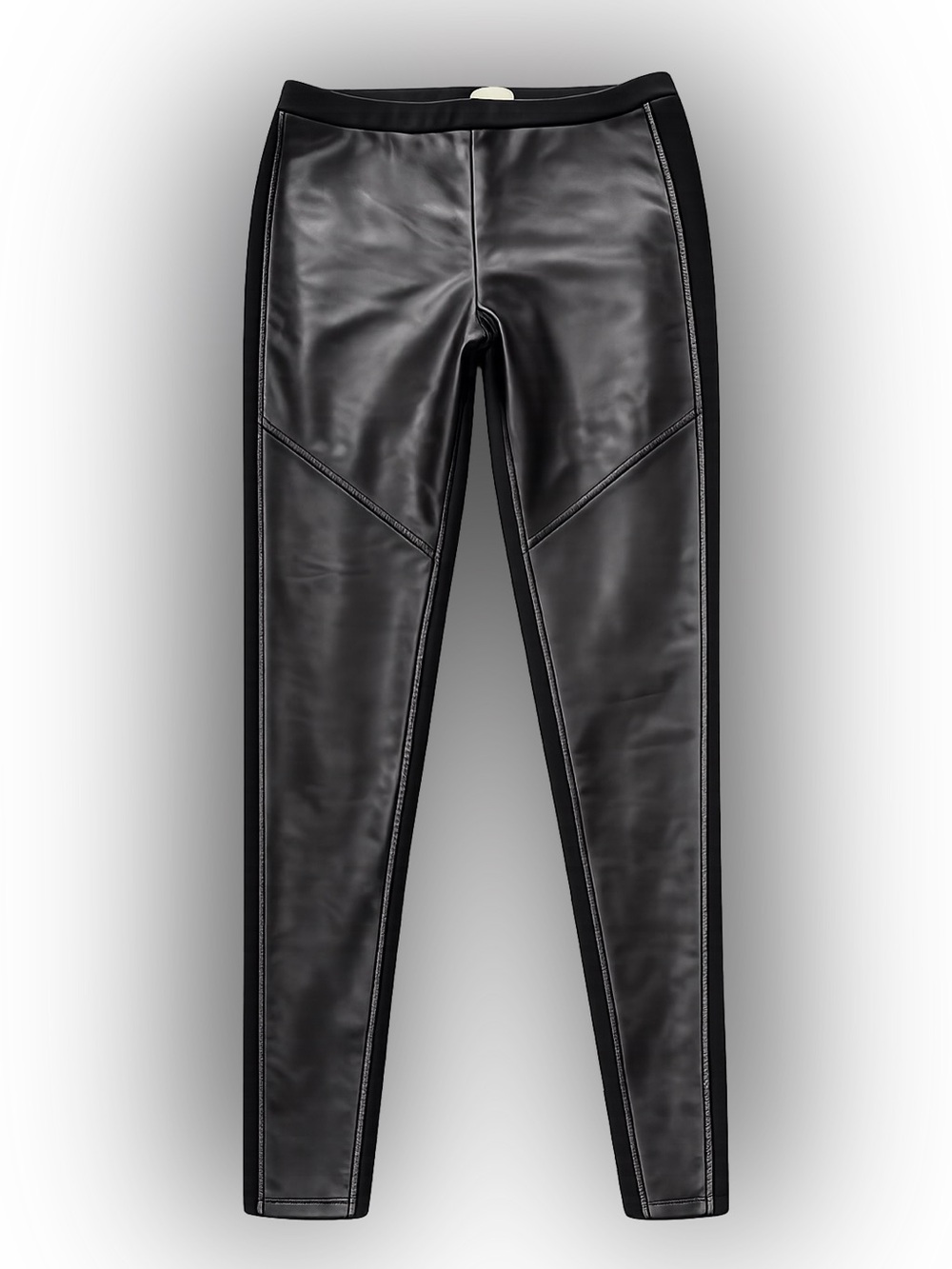 Michael Kors Black Faux Leather High-Rise Skinny Pants. Size 1X - Picture 2 of 4